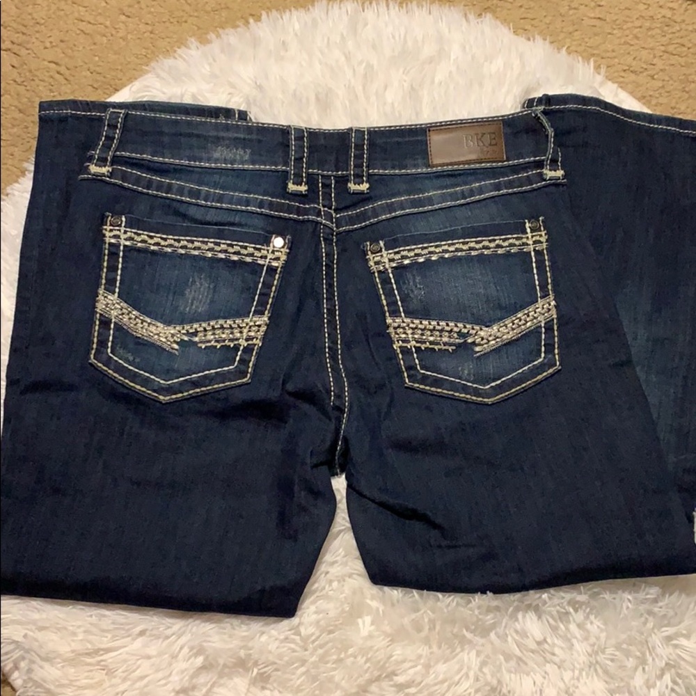 BKE DENIM CAPRIS